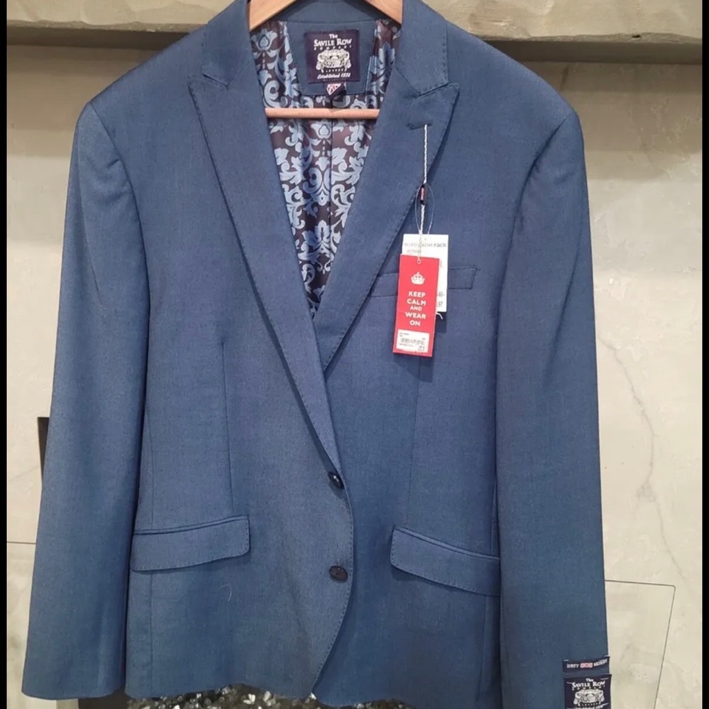 The Savile Row Company Men's Lined
42 L Jacket / pants 44R/ 38W